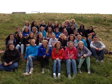 De hele groep van het 1e selectieweekend!